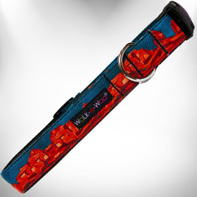 Nature-Lover Collars (Color: Rockin' Red Rocks, size: S 3/4" width fits 10-14" neck)