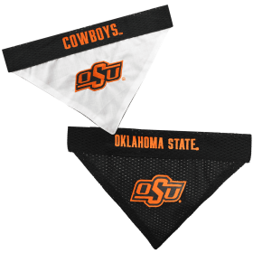 Oklahoma State Reversible Bandana (size: S-M)