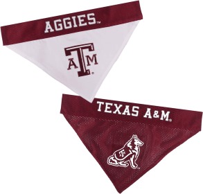 Texas A & M Reversible Bandana (size: L-XL)