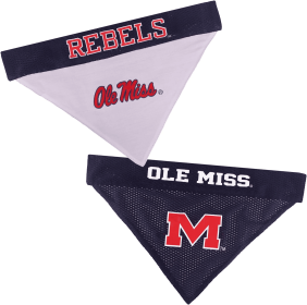 Ole Miss Reversible Bandana (size: S-M)