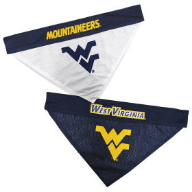 West Virginia Reversible Bandana (size: S-M)