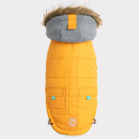 GF Pet  Winter Sailor Parka (Color: Yellow, size: 2XS)