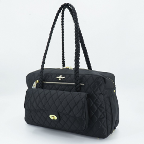 Porsha Dog Carrier (Color: Black, size: One size)