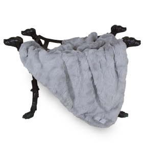 Bella Dog Blanket (Color: silver, size: small)