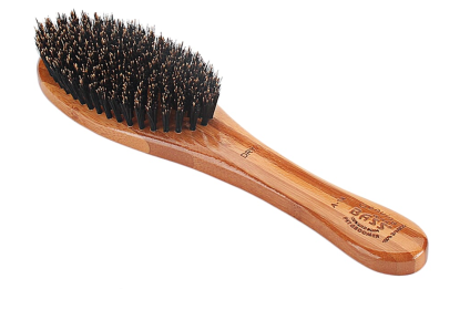 Bass Brushes- Shine & Condition Pet Brush (Color: Dark Bamboo, size: Full)