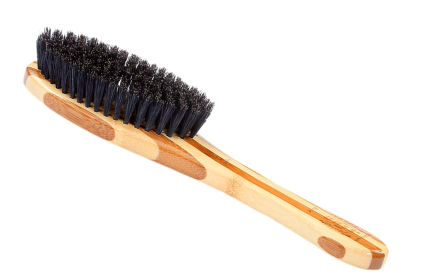 Bass Brushes- Shine & Condition Pet Brush (Color: Striped Bamboo1, size: Full)