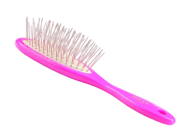 Bass Brushes- Style & Detangle Pet Brush (Color: Pretty Pink, size: small)