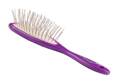 Bass Brushes- Style & Detangle Pet Brush (Color: Royal Purple, size: small)