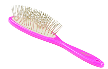 Bass Brushes- Style & Detangle Pet Brush (Color: Pretty Pink, size: large)